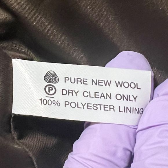 VTG Moffat Woollens Scotland Green Donegal Suit Jacket Wool Blazer Size LG - Picture 8 of 11